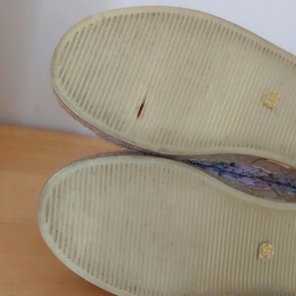 Chanel espadrilles lace-up shoes tweed - Picture 14 of 17